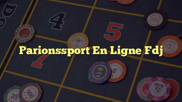 Parionssport En Ligne Fdj