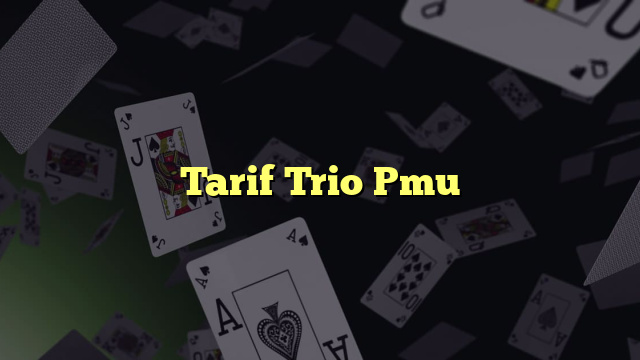 Tarif Trio Pmu